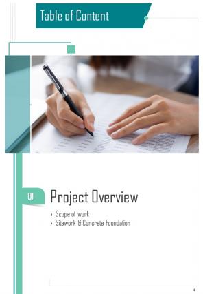 A4 construction proposal template