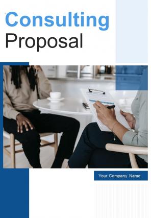 A4 consulting proposal template