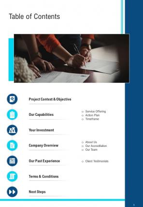 A4 corporate recruitment agency proposal template