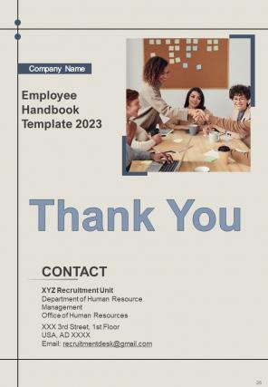 A4 Guidebook for Corporate Staff HB V Customizable Template