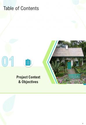A4 landscaping proposal template