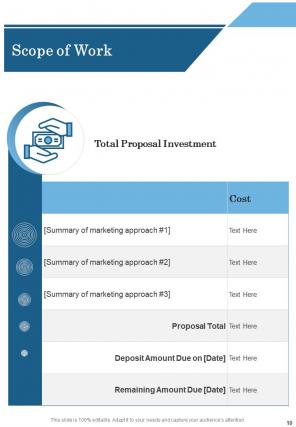A4 marketing proposal template