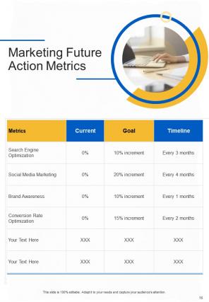 A4 online and offline marketing proposal template