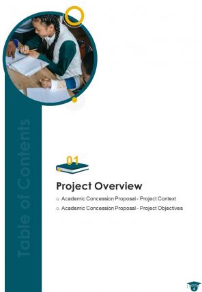 Academic concession proposal sample document report doc pdf ppt