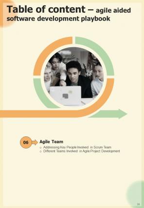 Agile Aided Software Development Playbook Report Sample Example Document Content Ready Professional