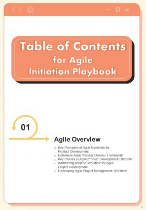 Agile Initiation Playbook Report Sample Example Document Pre-designed Professional