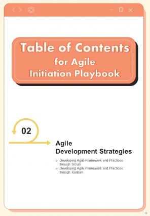 Agile Initiation Playbook Report Sample Example Document Best Colorful