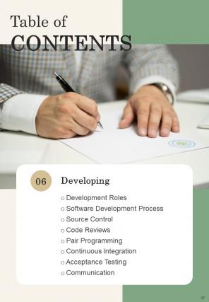 Agile Playbook For Software Designers Report Sample Example Document Professional Colorful