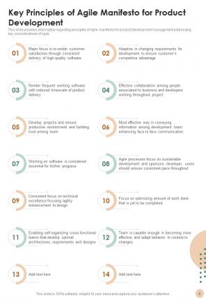 Agile Playbook Template Report Sample Example Document Presentation