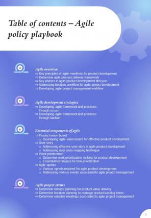 Agile Policy Playbook Report Sample Example Document Compatible Multipurpose