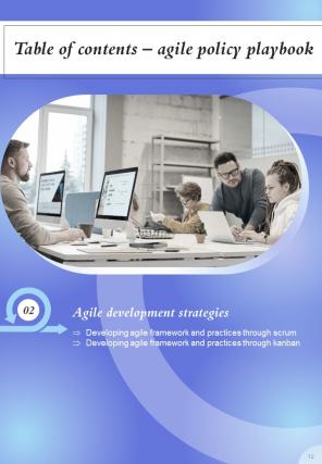 Agile Policy Playbook Report Sample Example Document Informative Multipurpose