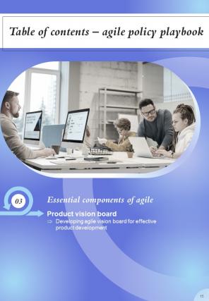 Agile Policy Playbook Report Sample Example Document Attractive Multipurpose