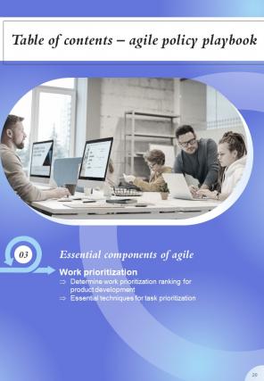 Agile Policy Playbook Report Sample Example Document Adaptable Multipurpose