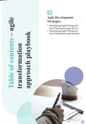 Agile Transformation Approach Playbook Report Sample Example Document Researched Impressive