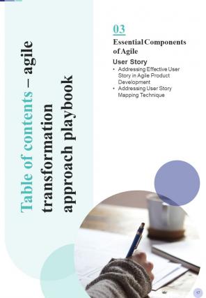 Agile Transformation Approach Playbook Report Sample Example Document Visual Impressive