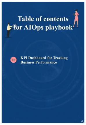 AIOps Playbook Report Sample Example Document Compatible Idea