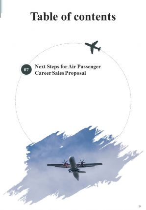 Air Passenger Career Sales Proposal Report Sample Example Document