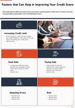 Annual credit report sample pdf doc ppt document report template