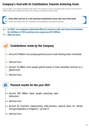 Annual Report For Firm In Non Profit Industry 2020 2021 Pdf Doc Ppt Document Report Template
