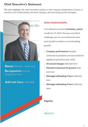Annual report template for client marketing company pdf doc ppt document report template
