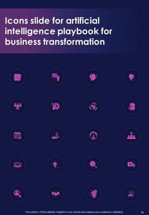 Artificial Intelligence Playbook For Business Transformation Report Sample Example Document