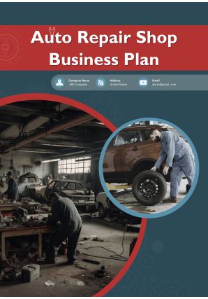 Auto Repair Shop Business Plan A4 Pdf Word Document