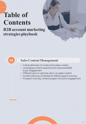 B2B Account Marketing Strategies Playbook Report Sample Example Document Analytical Appealing