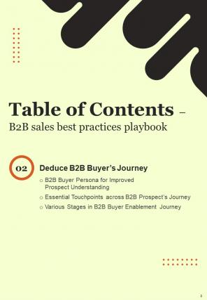 B2B Sales Best Practices Playbook Report Sample Example Document Aesthatic Informative