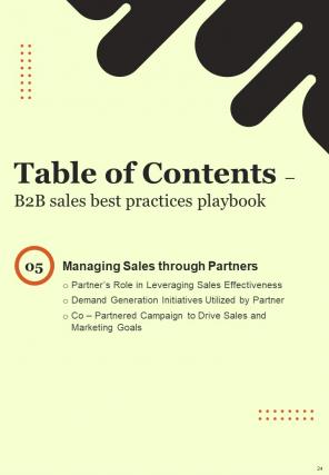 B2B Sales Best Practices Playbook Report Sample Example Document Downloadable Analytical
