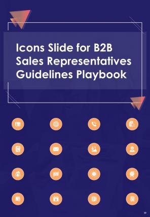 B2B Sales Representatives Guidelines Playbook Report Sample Example Document Compatible Slides