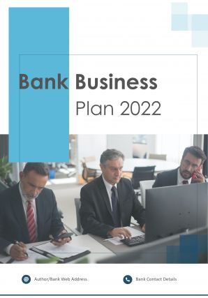 Bank Business Plan Pdf Word Document
