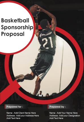 Basketball Sponsorship Proposal Example Document Report Doc Pdf Ppt