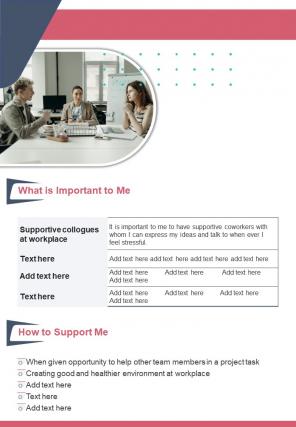 Bi fold business head profile document report pdf ppt template