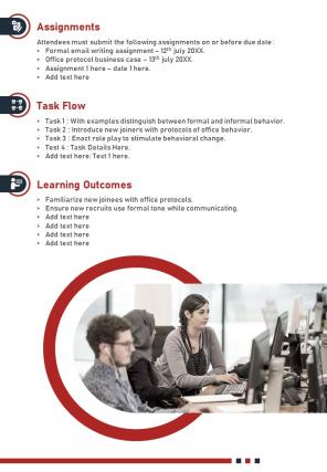 Bi fold coaching lesson plan document report pdf ppt template
