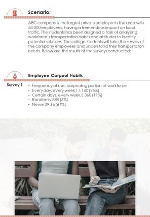Bi fold company routine report assignment format by college student pdf ppt template one pager