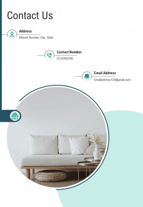 Bi fold home furnishing product catalog document report pdf ppt template