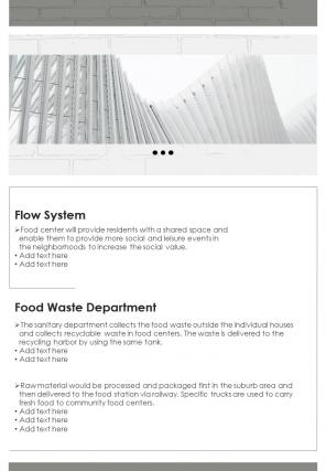 Bi fold project architecture design work samples document report pdf ppt template