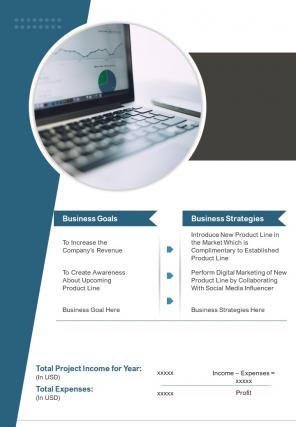 Bi fold project plan for business expansion document report pdf ppt template one pager