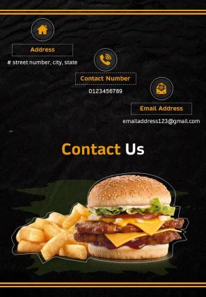 Bi fold restaurant special food menu templates document report pdf ppt one pager