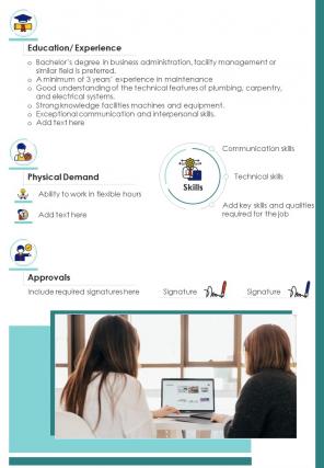 Bi fold scope of appointment document report pdf ppt template