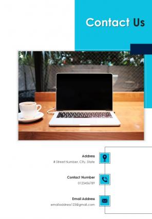 Bi fold social media celebrity marketing plan document report pdf ppt template