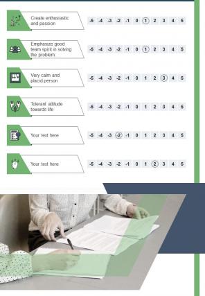 Bifold disc assessment questionnaire to alleviate stress pdf ppt template one pager