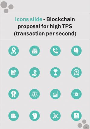 Blockchain Proposal For High TPS Transaction Per Second Report Sample Example Document Editable Graphical