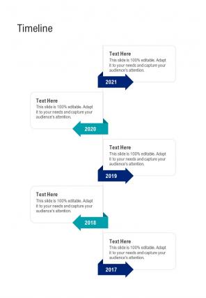 Brand Launch Proposal Timeline One Pager Sample Example Document