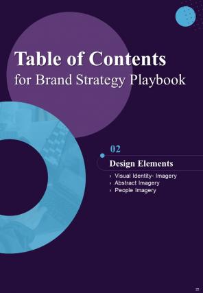 Brand Strategy Playbook Report Sample Example Document Visual Appealing