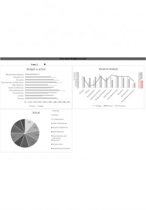 Budget Vs Actual Excel Template Excel Spreadsheet Worksheet Xlcsv XL Bundle V Template Engaging