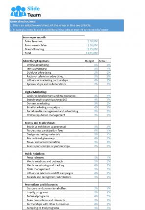 Budget Vs Actual Sheet Excel Spreadsheet Worksheet Xlcsv XL Bundle O Content Ready Ideas