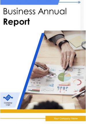 Business Annual Report Pdf Doc Ppt Document Report Template