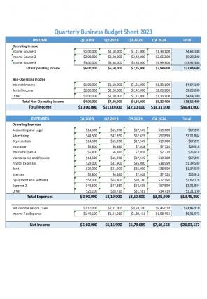 Business Budget Sheets Excel Spreadsheet Worksheet Xlcsv XL Bundle Adaptable Colorful
