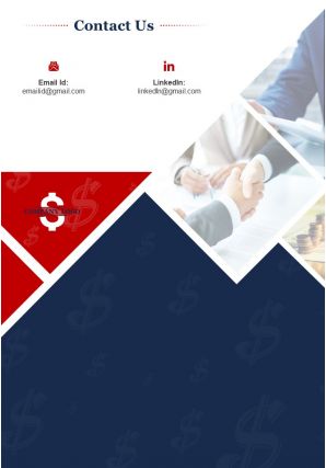 Business consulting and financial advising two page brochure template